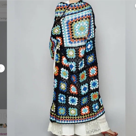 POL Multicolor Crochet Cardigan - Picture 2 of 5